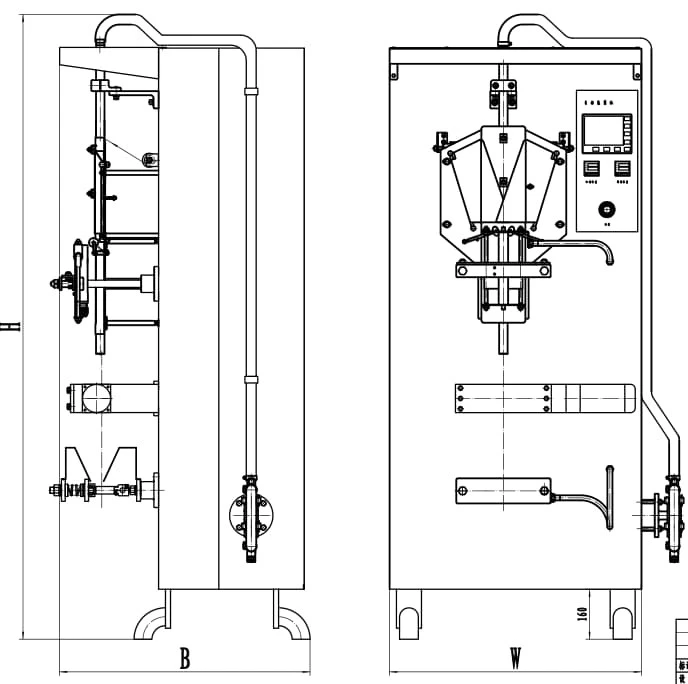 1000ML Liquid Packaging Machine Quotation factory
